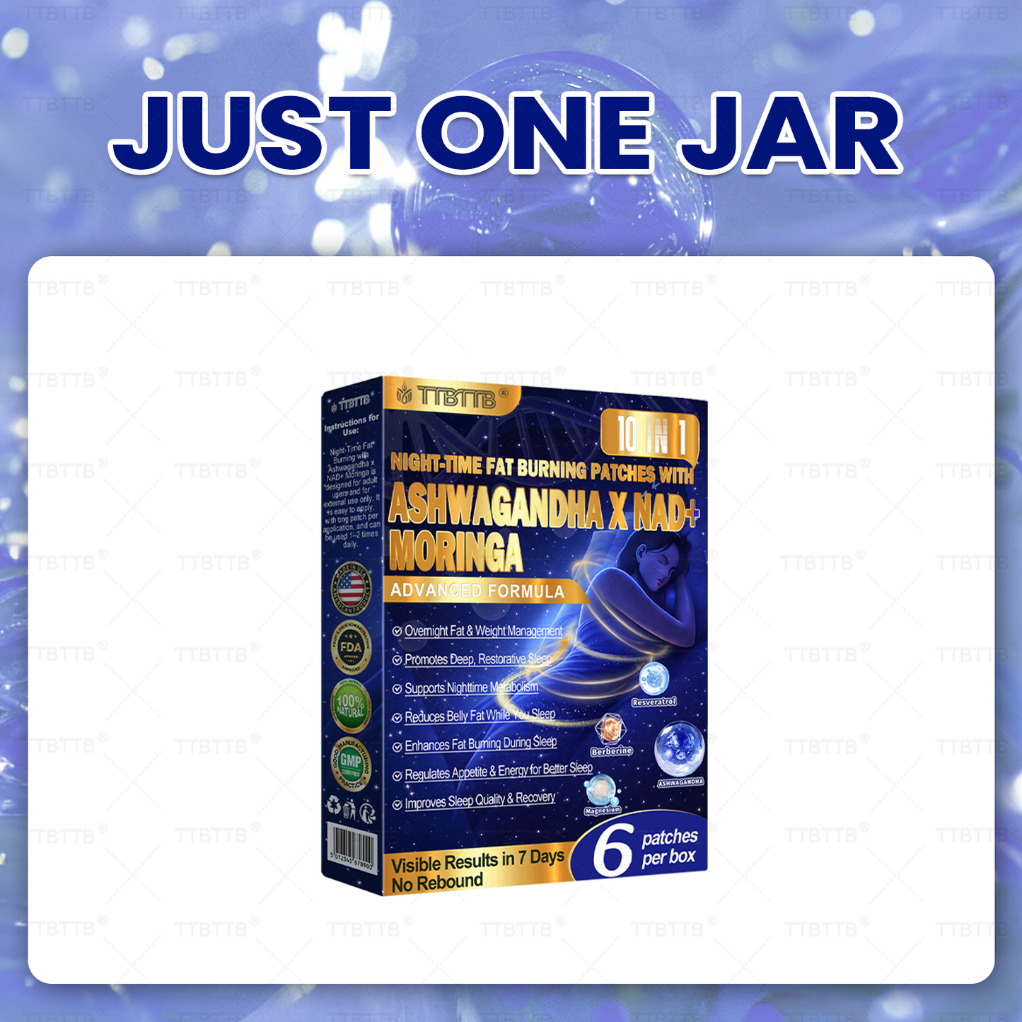 NIGHT-TIME FAT BURNING PATCHES has a surprise upgrade just for you! You've already got an amazing offer but now you've unlocked an even better one:You'll get a massive 50% off your next purchase - for the next two minutes only!